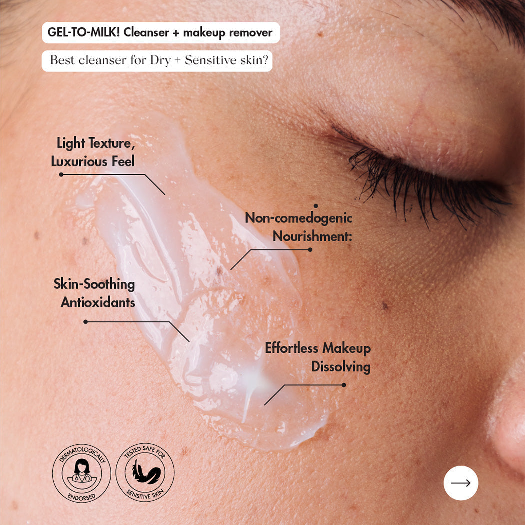 SKOON. Gel-To-Milk Cleanser Airless Tube 100ml