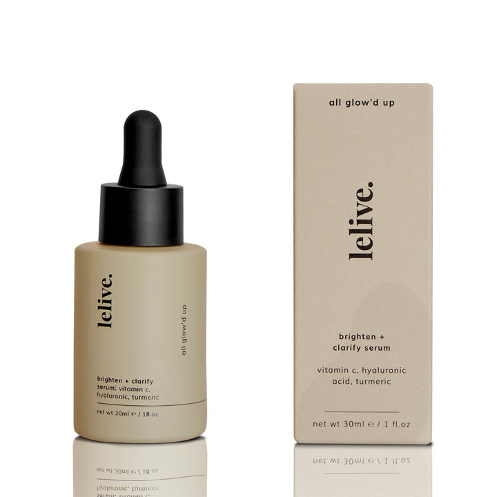 lelive. All Glow'd Up Brighten + Clarify Serum 30ml