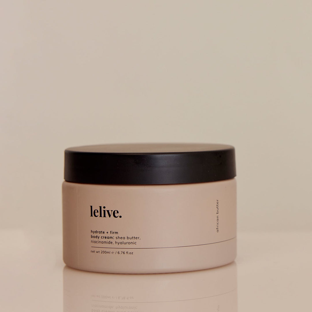 lelive. African Butter Hydrate + Firm Body Cream