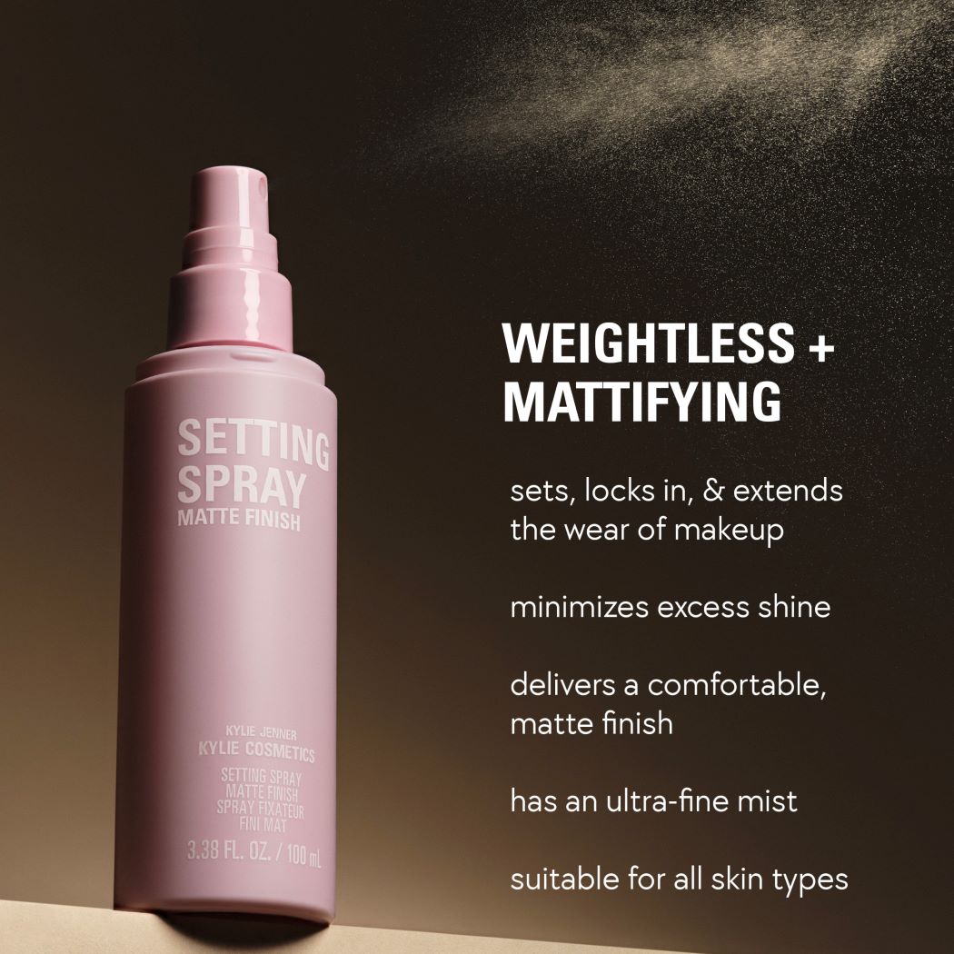 Kylie Cosmetics Setting Spray Matte Finish 100ml Lightweight Mist