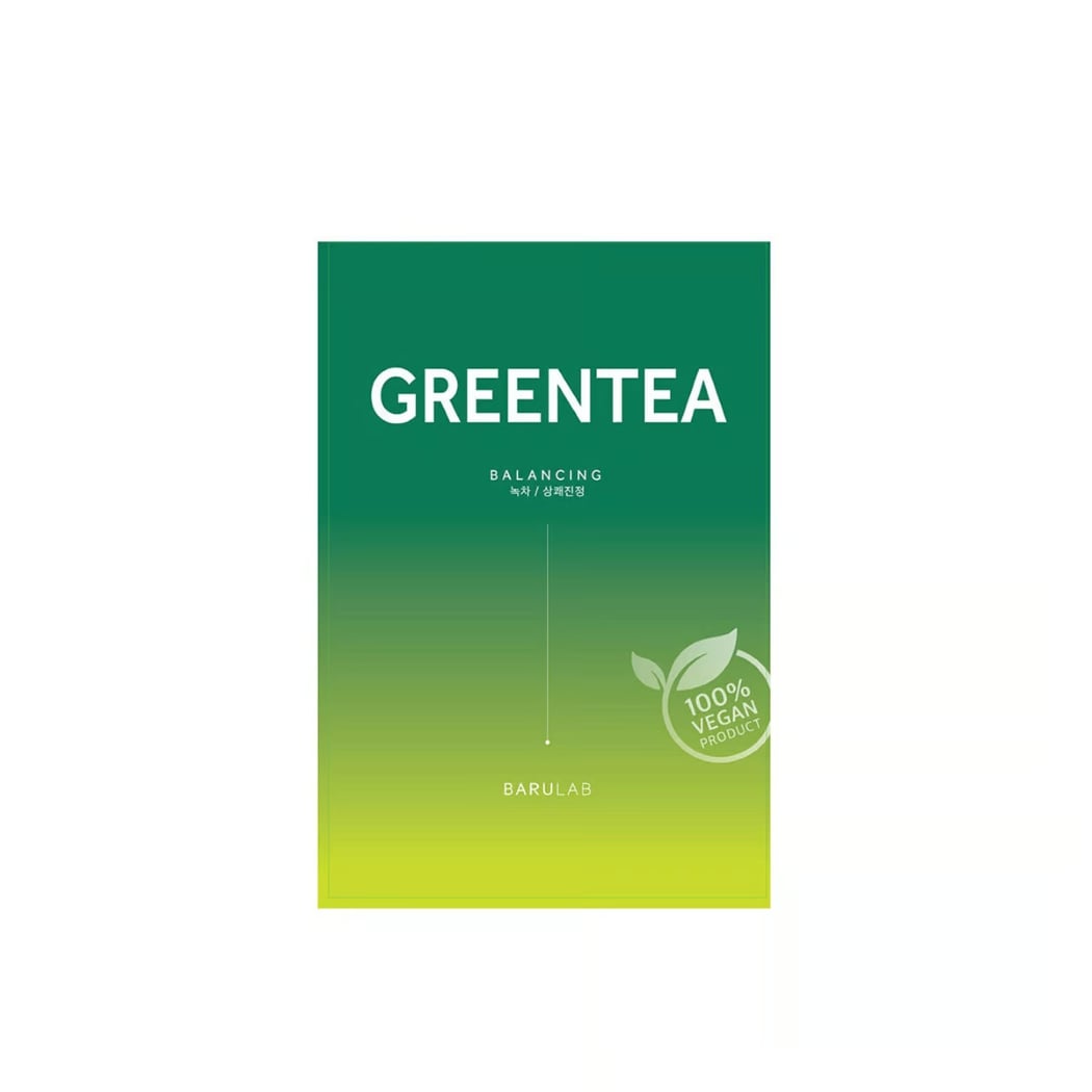 Barulab The Clean Vegan Green Tea Mask Balancing Sheet Mask