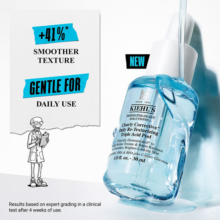 Kiehl's Clearly Corrective Daily Re-Texturizing Triple Acid Peel 30ml