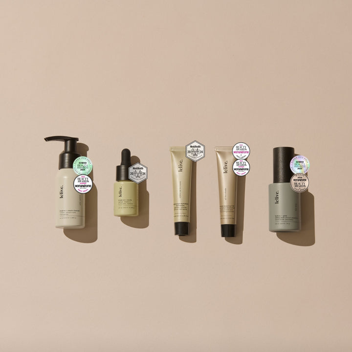 Lelive. The Glow Kit Mini Edition 5-Piece Skincare Set