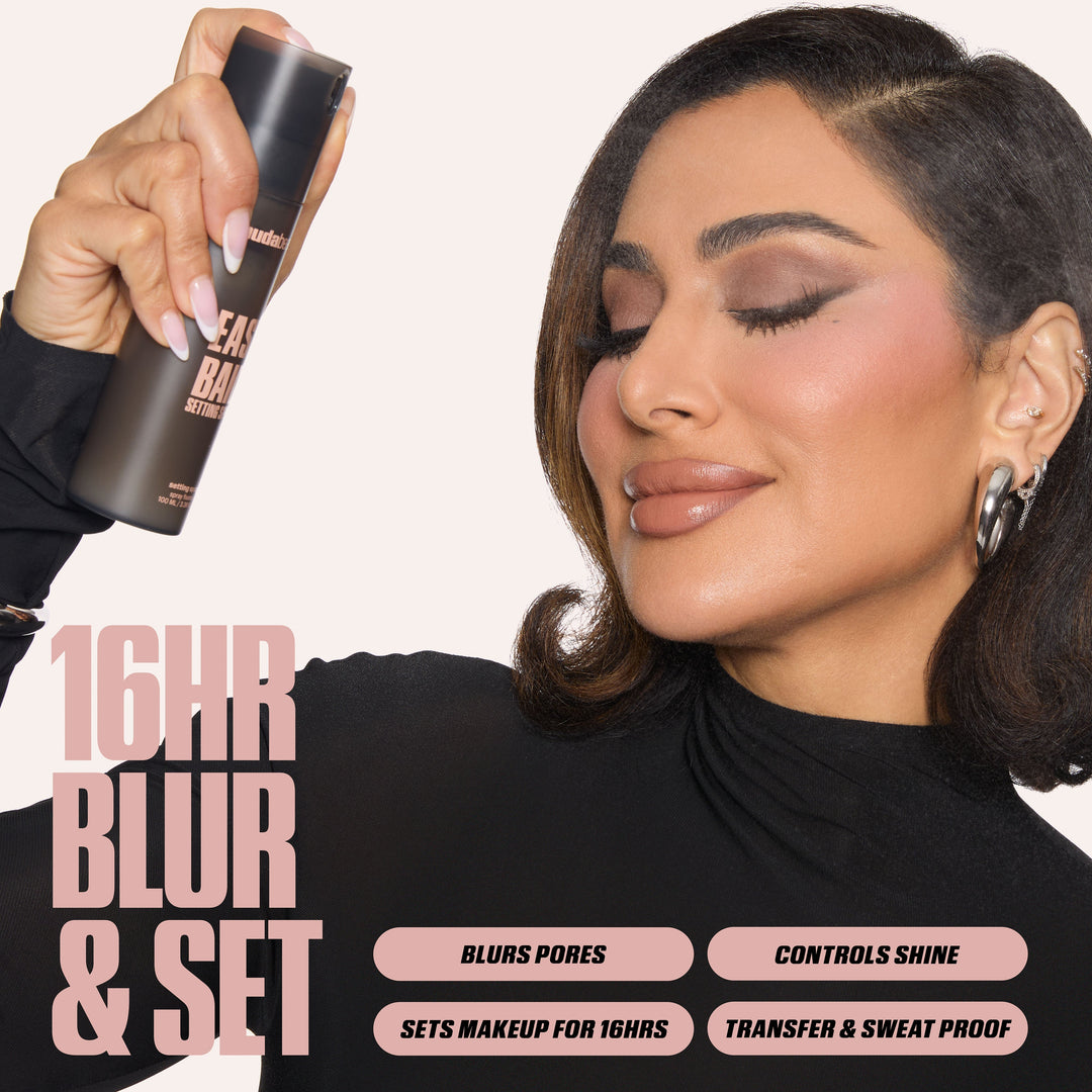 Huda Beauty Easy Bake Setting Spray Pore Blurring Makeup Fixer