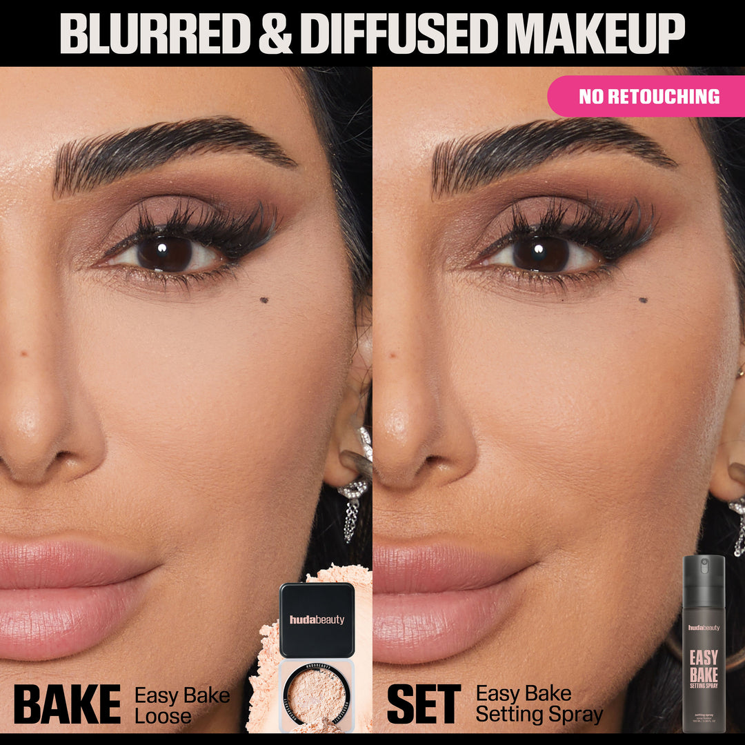 Huda Beauty Easy Bake Setting Spray Pore Blurring Makeup Fixer