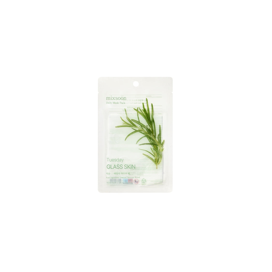 Mixsoon Daily Sheet Mask Tuesday Glass Skin Hydrating Facial Sheet