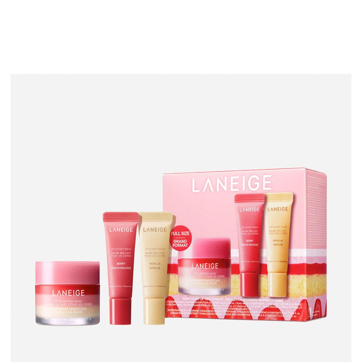 Laneige Berry Sweet Lip Trio Hydrating Skincare Gift Set
