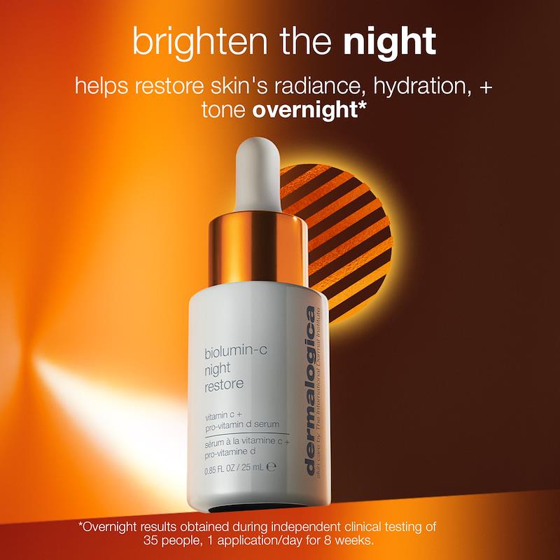 Dermalogica BioLumin-C Night Restore Radiance Overnight Serum 25ml
