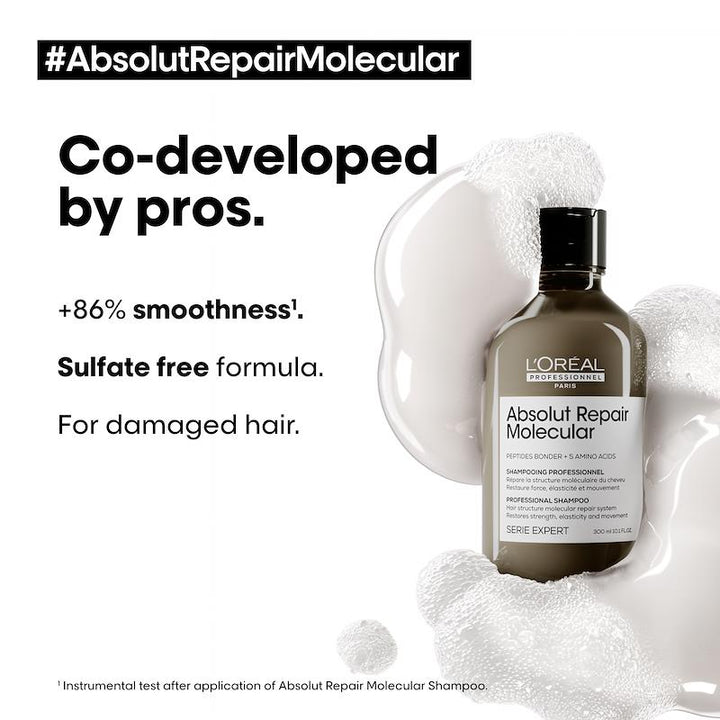 L'Oréal Professionnel Paris Absolute Repair Molecular Shampoo 300ml