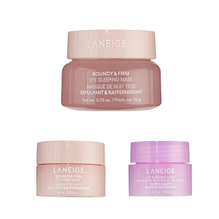 Laneige Blooming Sleeping Trio Skincare Set