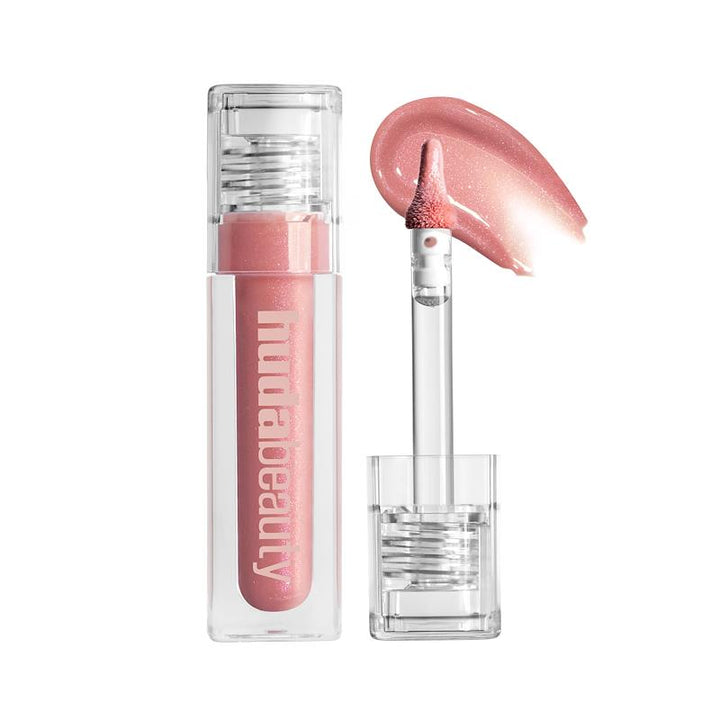Huda Beauty Icy Nude Faux Filler Gloss High-Shine Lip Gloss