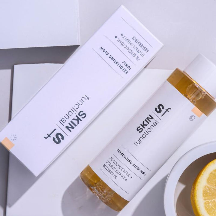 SKIN Functional 7% Glycolic Tonic Exfoliating Glow Toner 200ml