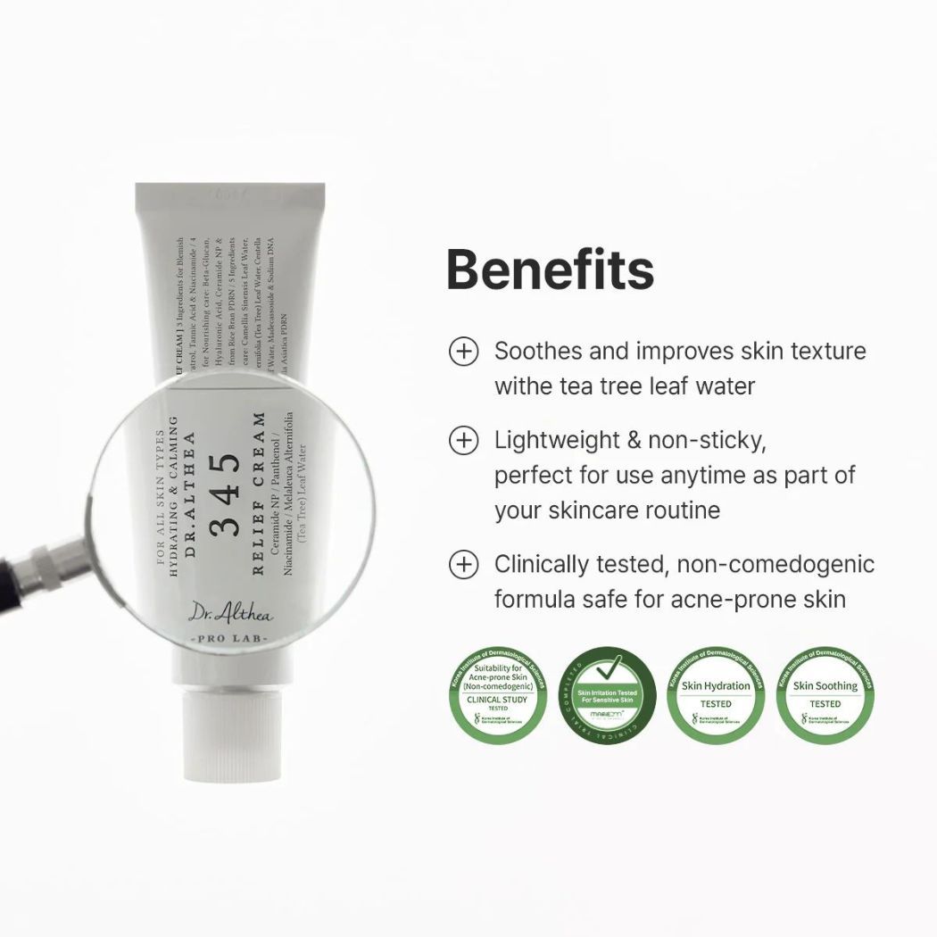 Dr Althea 345 Relief Cream Renewal Gel Moisturizer 50ml