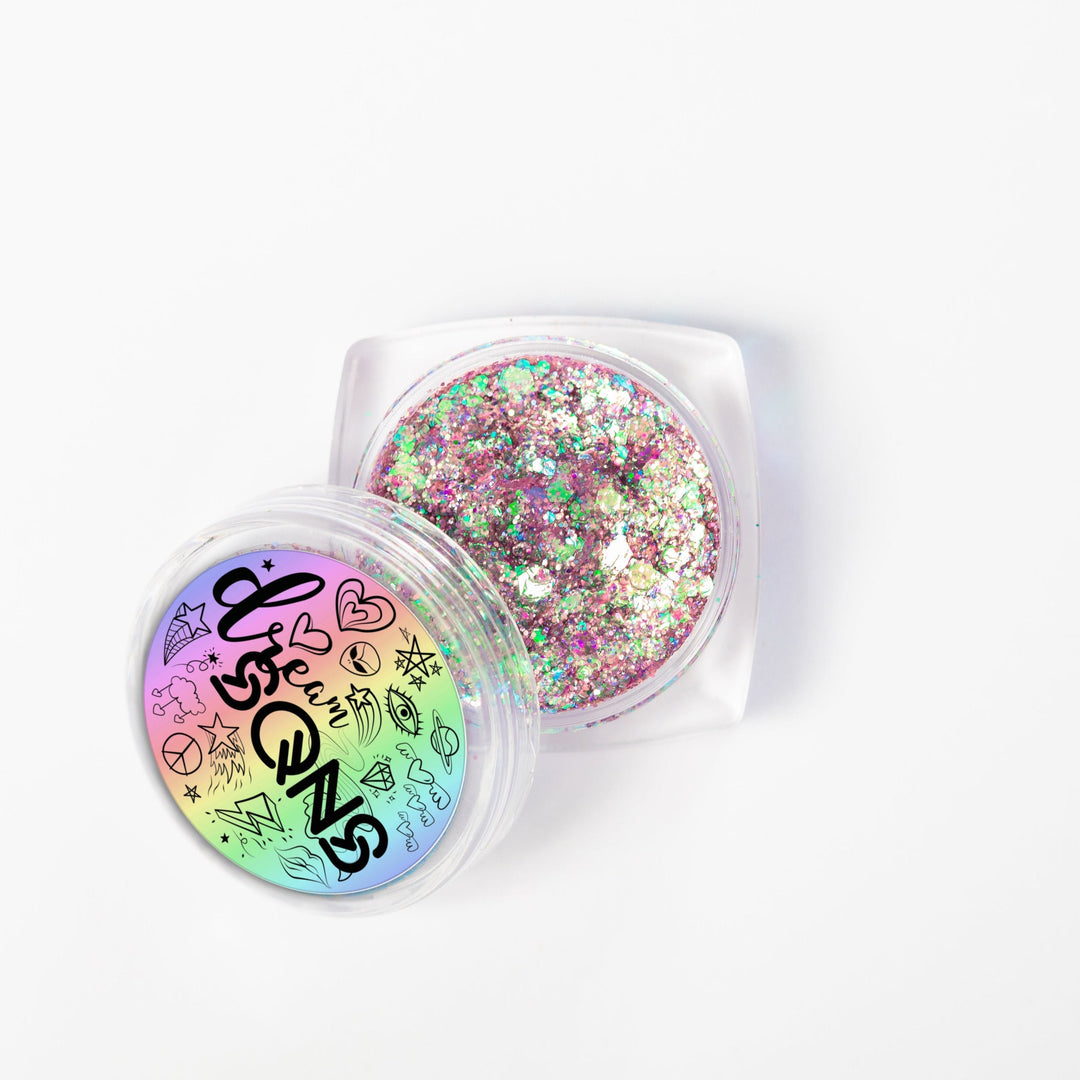 DreamSQNS Dream Catcher Sheer Pink Makeup Glitter Accessory
