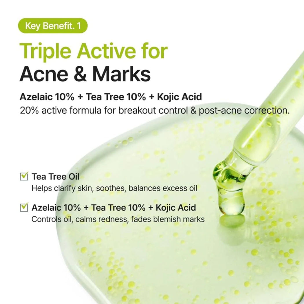 Purito Azelaic Acid 10 Kojic Tea Tree Serum 30ml