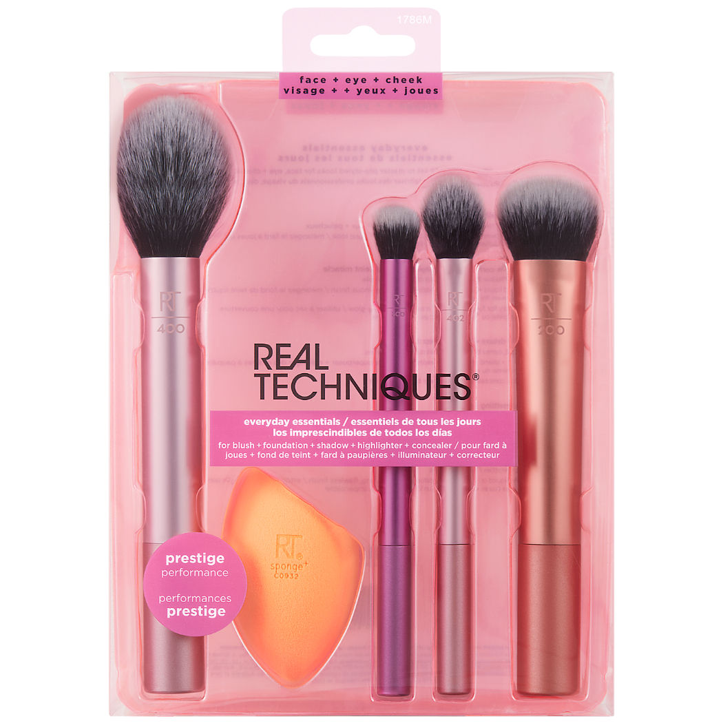 Real Techniques Everyday Essential Multitasking Makeup Brush Set 5 Piece