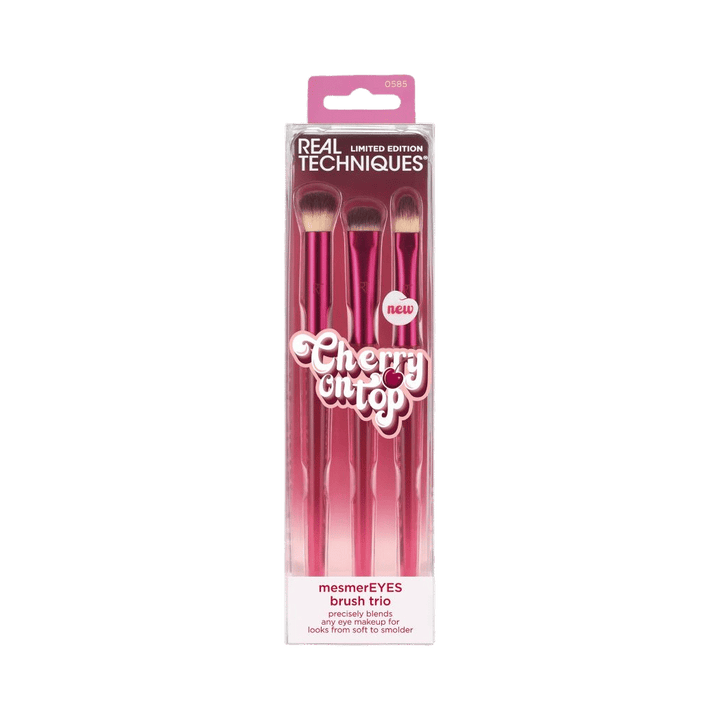 Real Techniques Cherry On Top Mesmereyes Eye Brush Trio Set