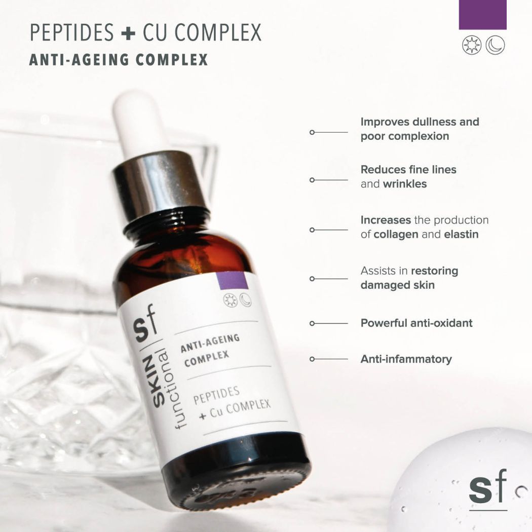 SKIN Functional Peptides + Cu Complex Anti-Ageing Complex 30ml